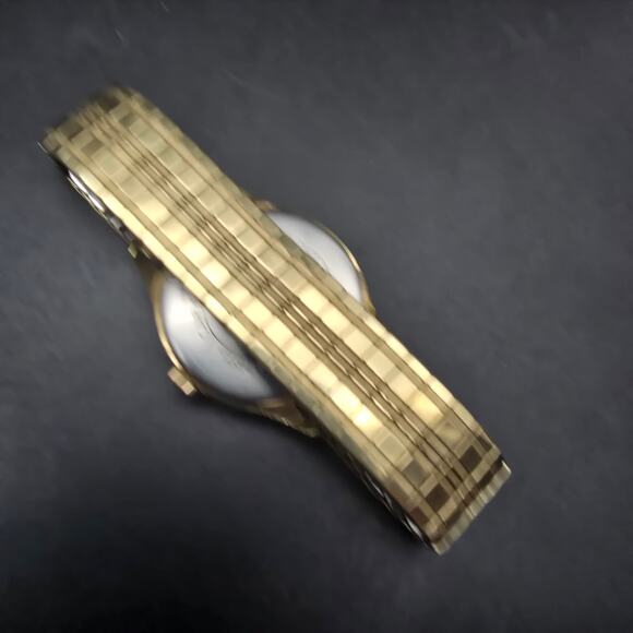 Men\'s Caravelle Gold Tone Watch Mechanical Wind Up Vintage main image 9